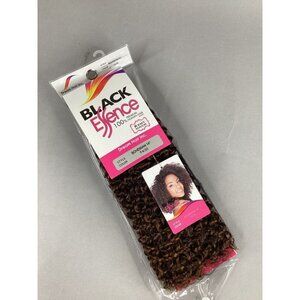 14" Bohemian Color #F4/30 Dark Brown Highlights Blended Hair Extensions Track